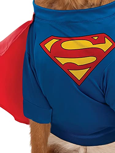 Superman Costume for Pets with Classic Arms