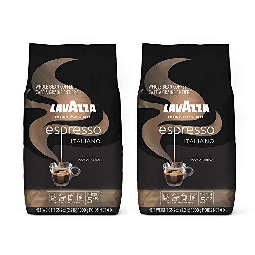 Lavazza Caffe Espresso Whole Bean Coffee - 2 Pack