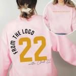You Break It You Own It From The Logo 22 Sweatshirt - Caitlin Clark Fans Basketball Lovers Sweatshirt M Sand