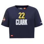 Pro Standard Womens WNBA Indiana Fever Caitlin Clark #22 Classic Player Name and Number S/S Boxy TEE Midnight Navy M