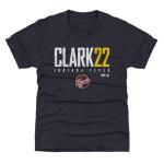 500 LEVEL Caitlin Clark Indiana Fever Youth Shirt - Caitlin Clark Indiana Fever Elite WHT (Tri Navy, 14-16Y X-Large)