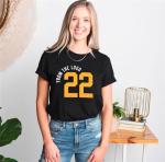 Women's Basketball Mom T-Shirt - Black Short Sleeve