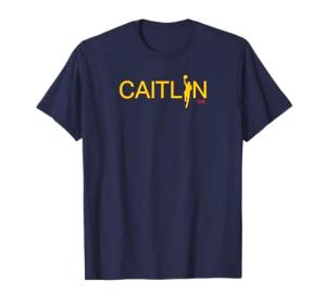 Caitlin Clark: Text Silo - Indiana Basketball T-Shirt