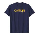 Caitlin Clark: Text Silo - Indiana Basketball T-Shirt