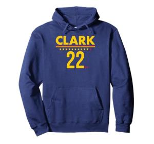 BreakingT Caitlin Clark: IND 22 - Indiana Basketball Pullover Hoodie