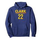 BreakingT Caitlin Clark: IND 22 - Indiana Basketball Pullover Hoodie