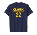 BreakingT Caitlin Clark: IND 22 - Indiana Basketball T-Shirt, Small, Blue