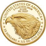 American Gold Eagle 1/2 oz Proof Coin