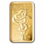 5g Gold Bar - PAMP Lunar Legends White Snake
