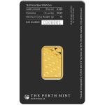 10 Gram Perth Mint Gold Bar with Assay