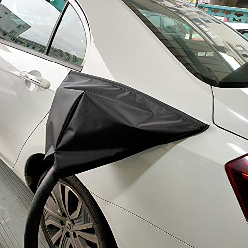 Electric Vehicle Charger Magnetic Port Cover, Black