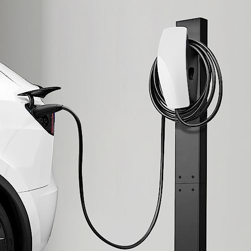 Wall-Mounted Tesla Charger Pedestal by eMACROS