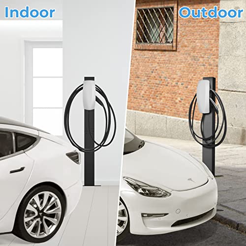 Wall-Mounted Tesla Charger Pedestal by eMACROS