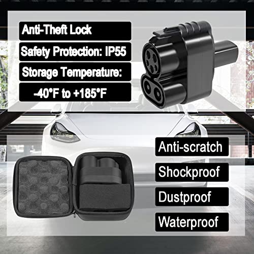 Arozk CCS Charger Adapter for Tesla Model