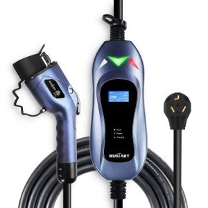 MUSTART Level 2 Portable Ev Charger 26Amp NEMA10-30