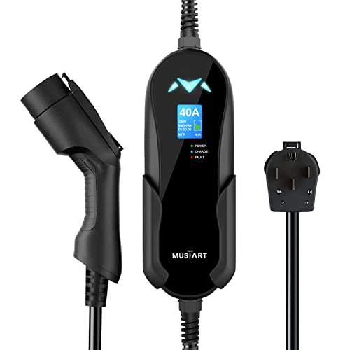 MUSTART 40 Amp Portable EV Charger Station