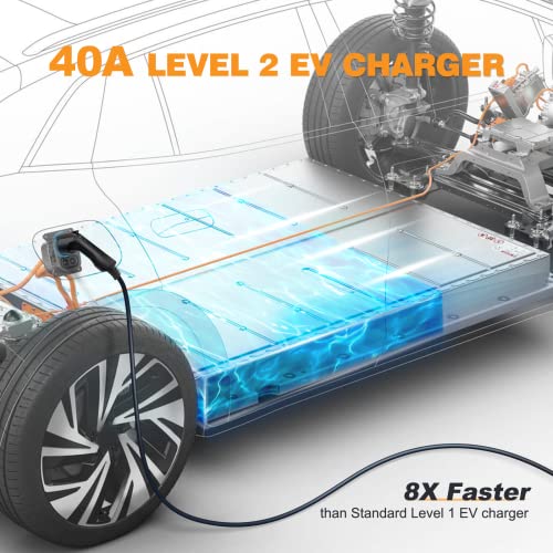 MUSTART 40 Amp Portable EV Charger Station