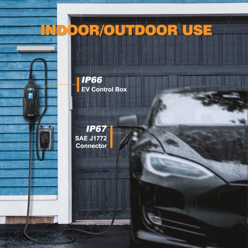 MUSTART 40 Amp Portable EV Charger Station