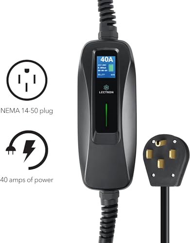 Lectron 240V EV Charger with Extension Cord