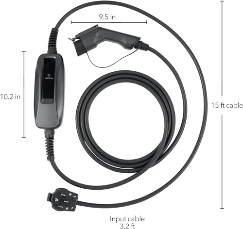 Lectron 240V EV Charger with Extension Cord