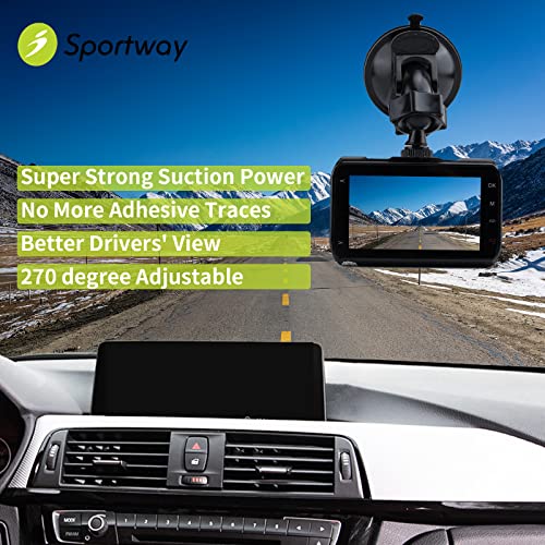 Sportway S10 Pro Dash Cam Suction Cup Mount