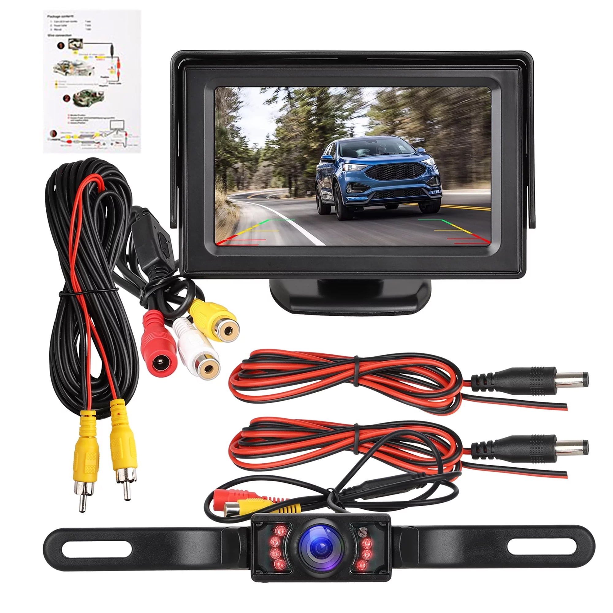 Backup Car Camera with Rear View Monitor System