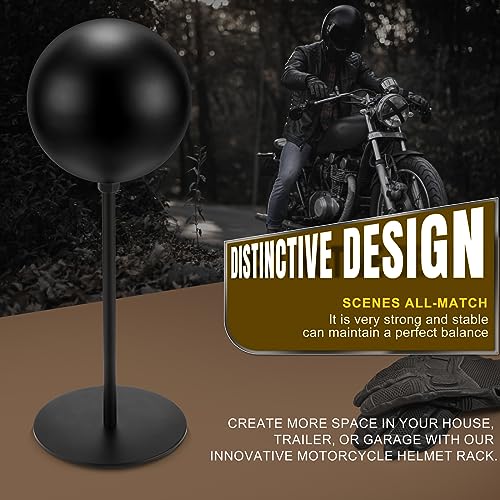 Motofans Metal Helmet Stand, Rotatable Desk Hook