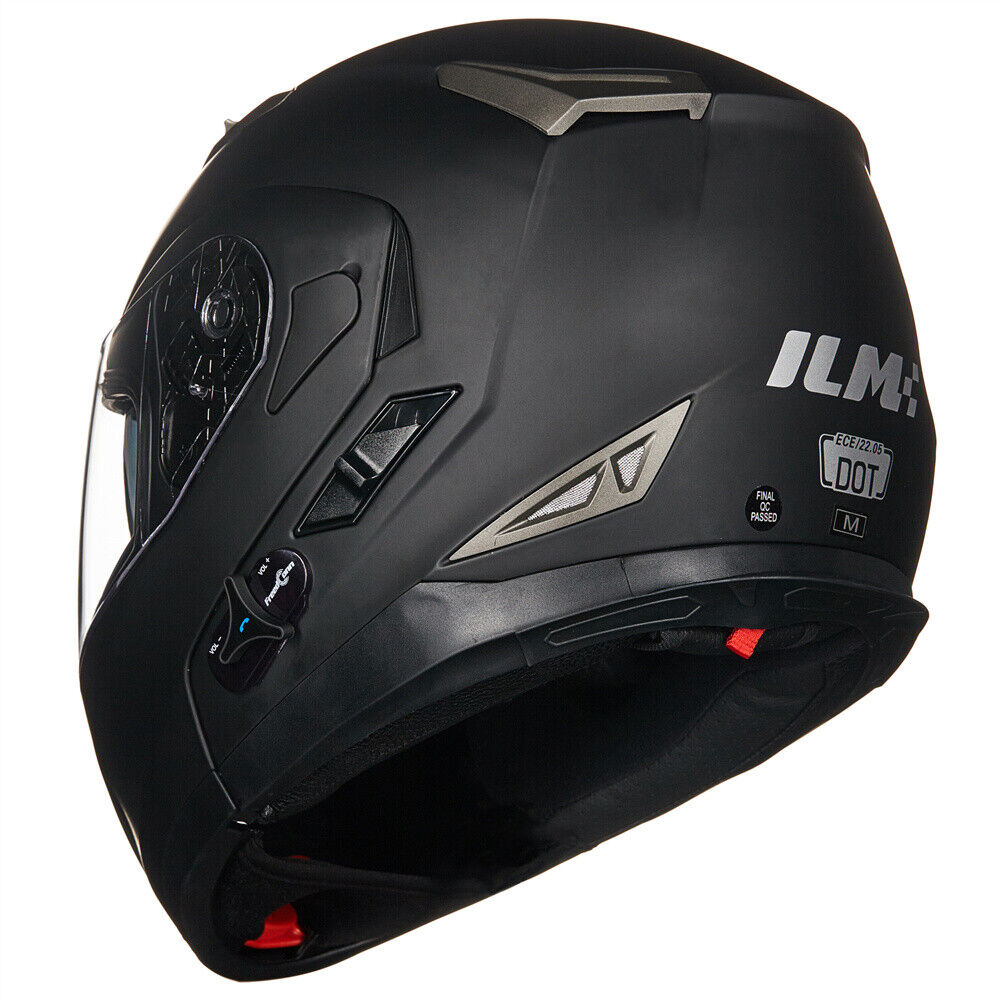 ILM Bluetooth Modular Full Face Helmet Intercom DOT