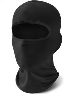 Fuinloth UV Shield Motorcycle Neck Gaiter Black