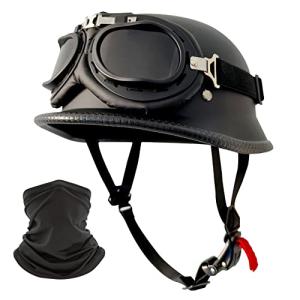 German Style Half Helmet - DOT Approved Skull Cap