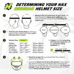 HAX Obsidian Full Face Motorcycle Helmet - Matte Black Gold