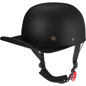 Yesmotor Retro Baseball Style Motorcycle Helmet - XL