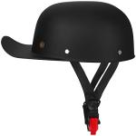 Yesmotor Retro Baseball Style Motorcycle Helmet - XL
