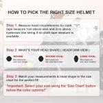 Triangle 3/4 Retro Open Face Motorcycle Helmet