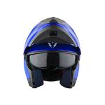 1Storm Blue Full Face Motorcycle Helmet + Extra Shield