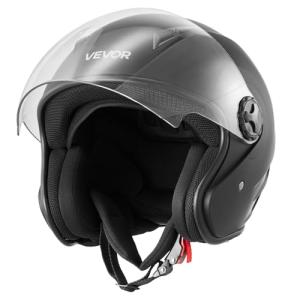 VEVOR DOT Approved 3/4 Open Face Motorcycle Helmet