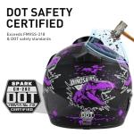 SPARK Youth Dirt Bike Helmet Set for Kids
