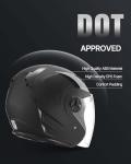 VEVOR DOT Approved 3/4 Open Face Motorcycle Helmet