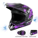 SPARK Youth Dirt Bike Helmet Set for Kids