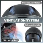 Favoto DOT Approved Full Face Motorcycle Helmet