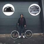 Retro Half Helmet for Men and Women - Black