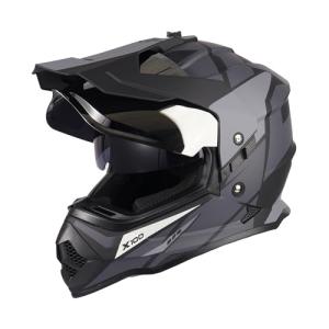Orthrus Dual Sport Adventure Motorcycle Helmet with UV Visor