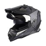 Orthrus Dual Sport Adventure Motorcycle Helmet with UV Visor