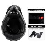 SPARK Youth Dirt Bike Helmet Set - Dino Grey
