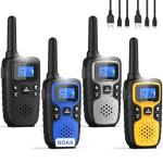 Wishouse Rechargeable Walkie Talkies for Camping Fun