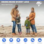 Wishouse Rechargeable Walkie Talkies for Camping Fun