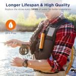 Membrane Solutions Portable Water Filter Straw - 6 Pack