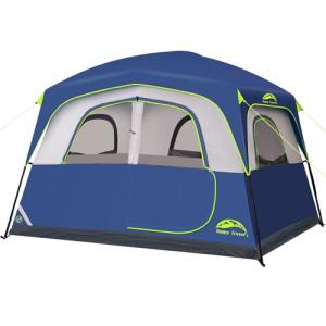 Happy Travel Waterproof 6-Person Camping Tent