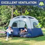 Happy Travel Waterproof 6-Person Camping Tent