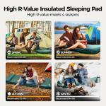 Self-Inflating Memory Foam Camping Sleeping Pad